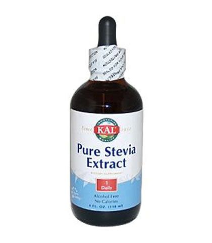 Pure Stevia Extract Alcohol Free, KAL (118ml) - Click Image to Close