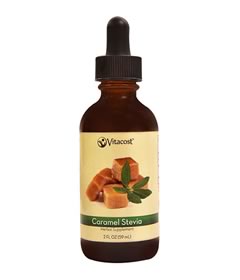 Caramel Liquid Stevia Extract, Vitacost (59ml)